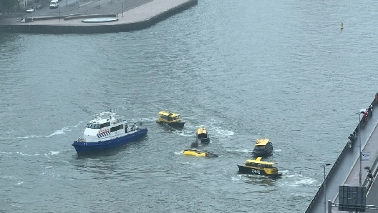 taxi acuático barco turístico Róterdam