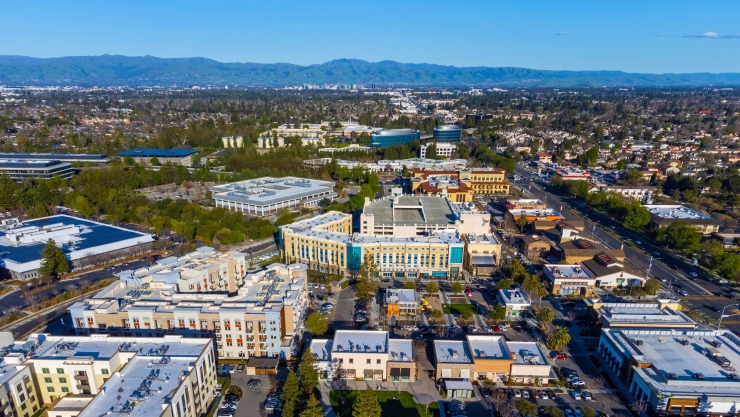 Vista aérea de San José, California