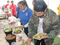 Ricos y deliciosos platillos tuvimos en el centro de acopio