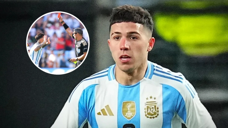 Enzo Fernández fue expulsado de la final del Mundial 2026
