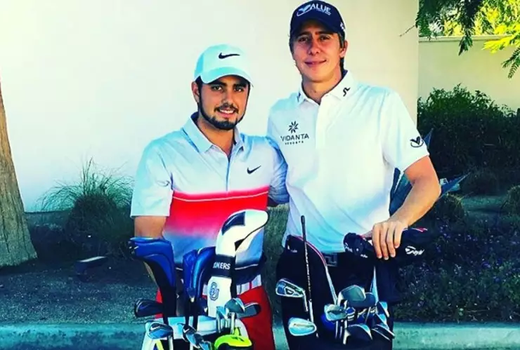 Abraham Ancer y Carlos Ortiz