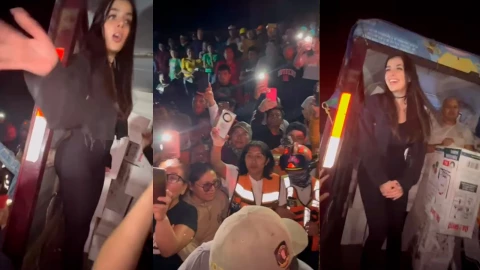 Karely Ruiz entrega apoyos