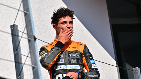 Lando Norris en el Gran Premio de Hungría