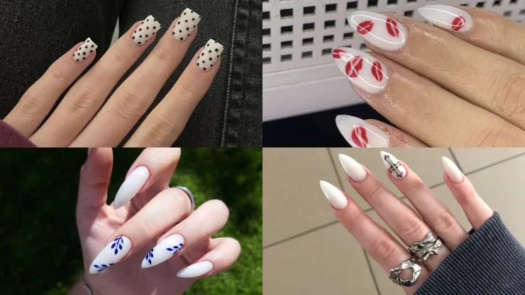 uñas blancas
