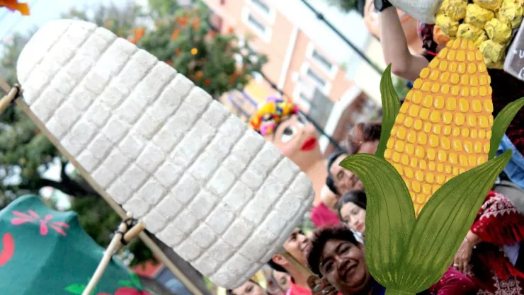 Roban un elote en la Feria del Elote en Atlixco