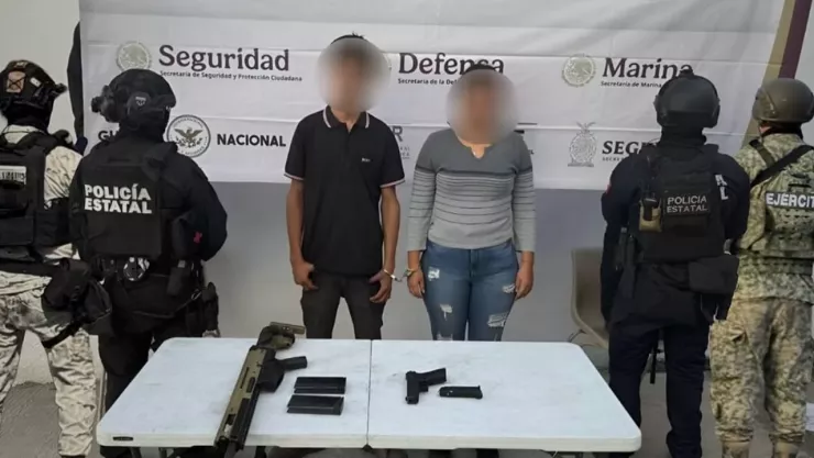 Buscaban a mineros en Concordia y cae pareja armada con fusil SCAR