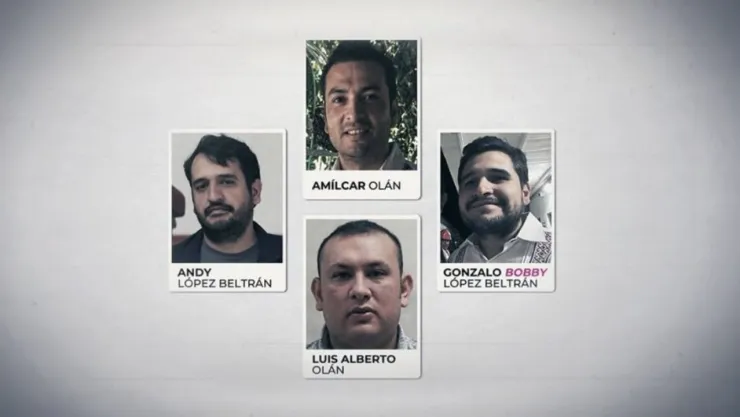El expediente de Luis Alberto Olán.