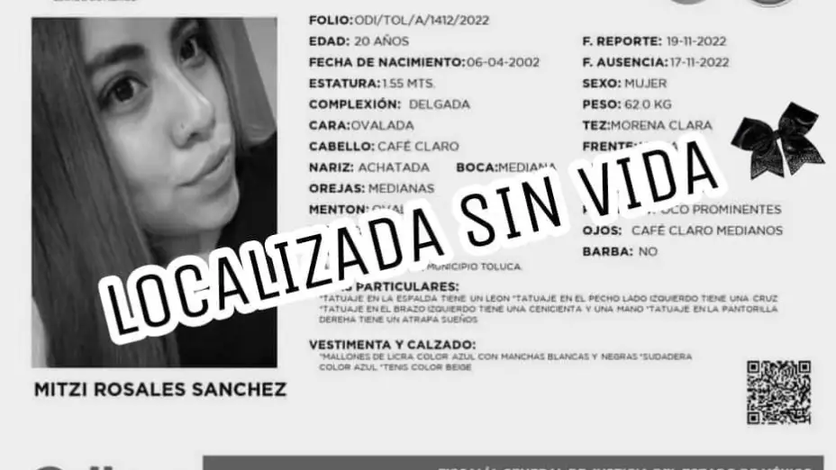 Mitzi Edomex feminicidio