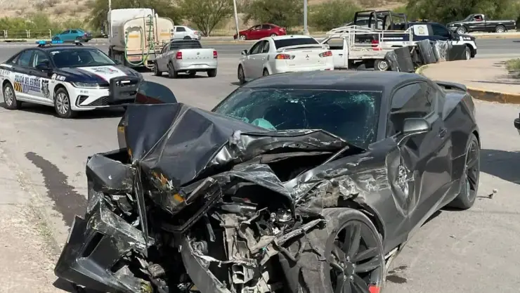 accidente vial periférico R. Almada