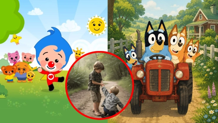 4 capítulos de Plim Plim y Bluey para enseñar a los niños a respetar, compartir y ayudar