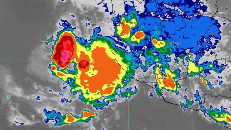 ¡Alerta en Jalisco! Zona de baja presión amenaza con convertirse en ciclón las próximas horas