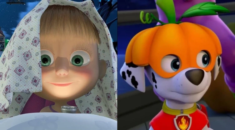 Masha y el Oso y Paw Patrol tienen historias de Halloween perfectas para que los niños aprendan a disfrutar sin miedo.