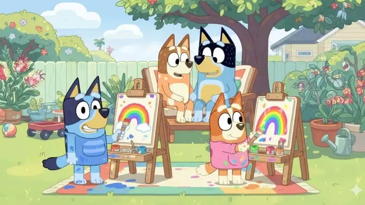 Bluey levantarse temprano