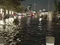 Inundación en Indios Verdes por fuertes lluvias en CDMX