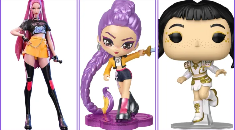Figuras coleccionables de la película KPop Demon Hunters
