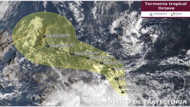 Tormenta Tropical “Octave”. ¿Tocará tierra en México?