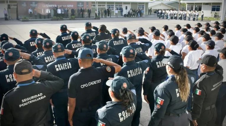 Policías de la SSPC Morelos.