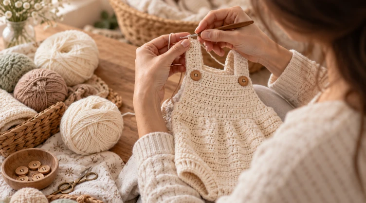 4 ideas de crochet sencillas y minimalistas para regalo de babyshower