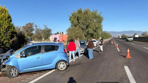 Tráfico autopista México-Puebla HOY 1 de marzo de 2026