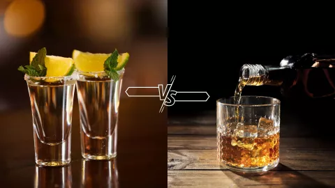 Whisky vs. tequila