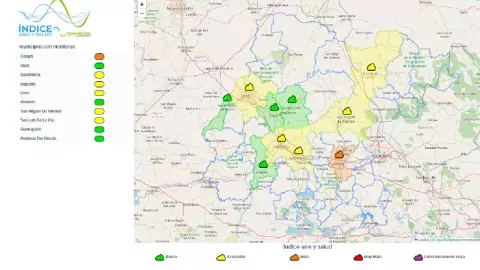 Calidad del aire en Guanajuato
