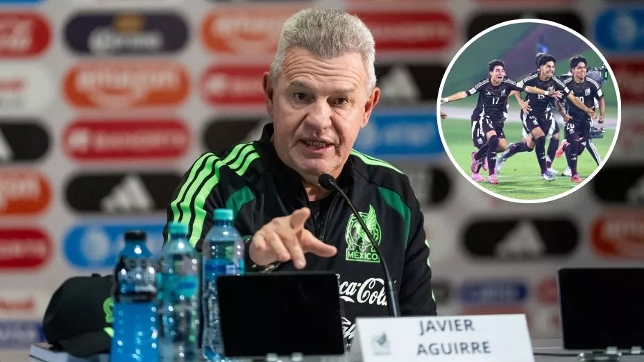 Javier Aguirre en conferencia de prensa