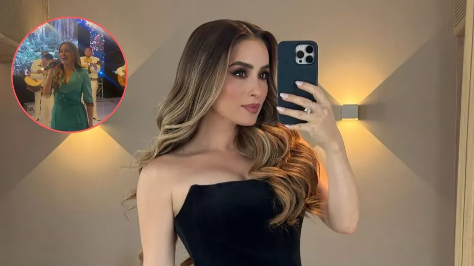 cynthia rodriguez canta en vivo en la fiesta del hijo del capi perez