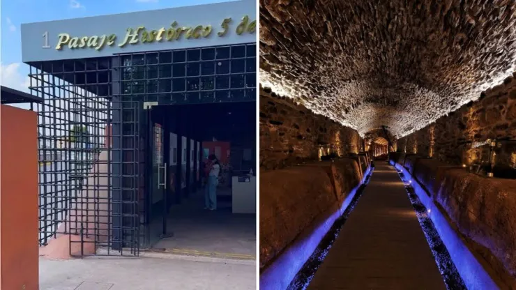 pueblo Puebla túnel