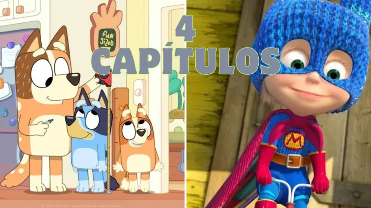 Capítulos de Bluey y Masha y El Oso