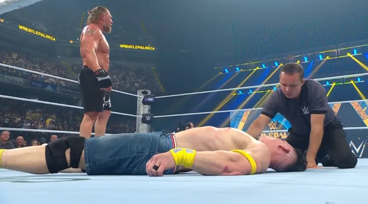 Así fue la derrota de John Cena vs Brock Lesnar en WWE Wrestlepalooza