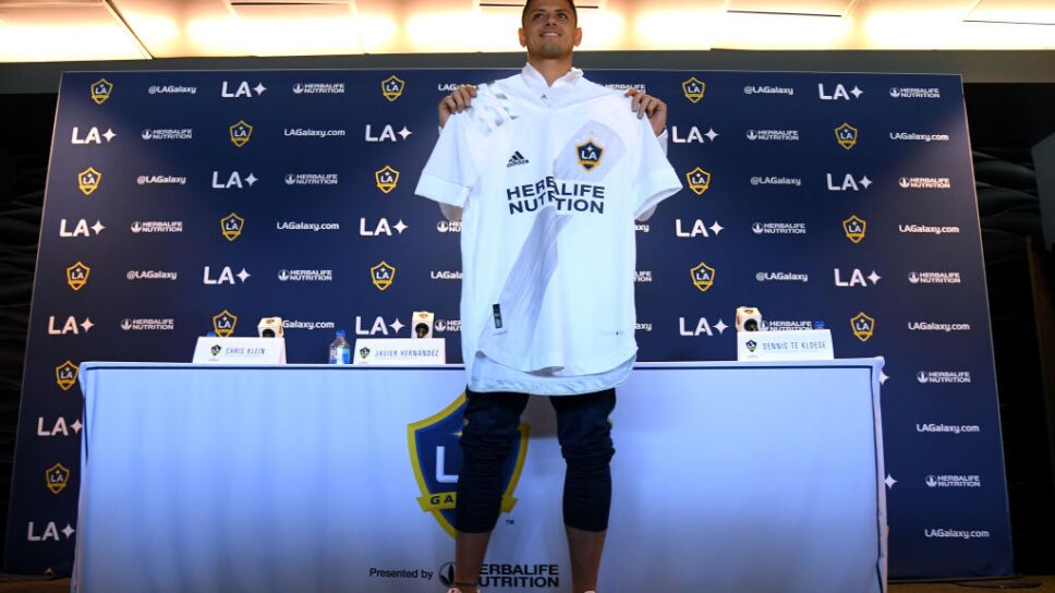 Los Angeles Galaxy Introduce Javier Chicharito Hernandez