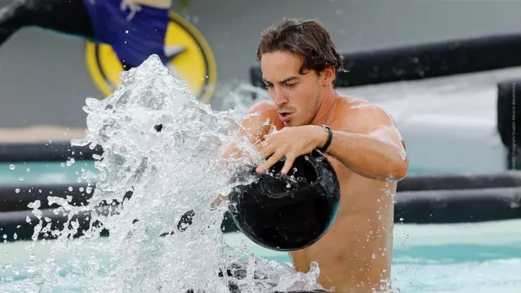 Aristeo Cázares reacciona a la ‘traición’ de Mati Álvarez en Exatlón.