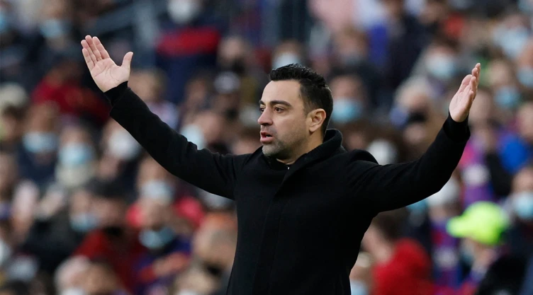 Xavi Hernández, técnico del Barcelona