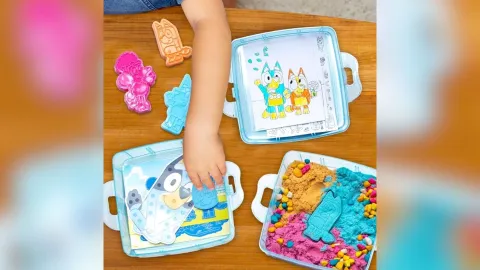 juguetes de bluey para bebés 1-3 años motricidad fina