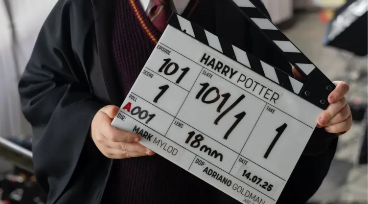 La serie de Harry Potter comienza su rodaje y revela la primera imagen del nuevo trío mágico