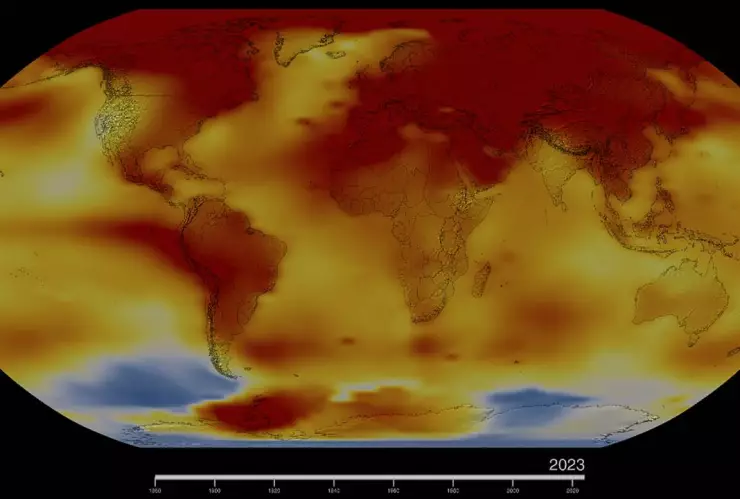 Calentamiento global de la Tierra en 2023