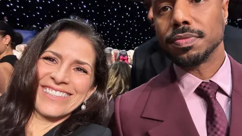 alessandra rosaldo foto con michael b jordan