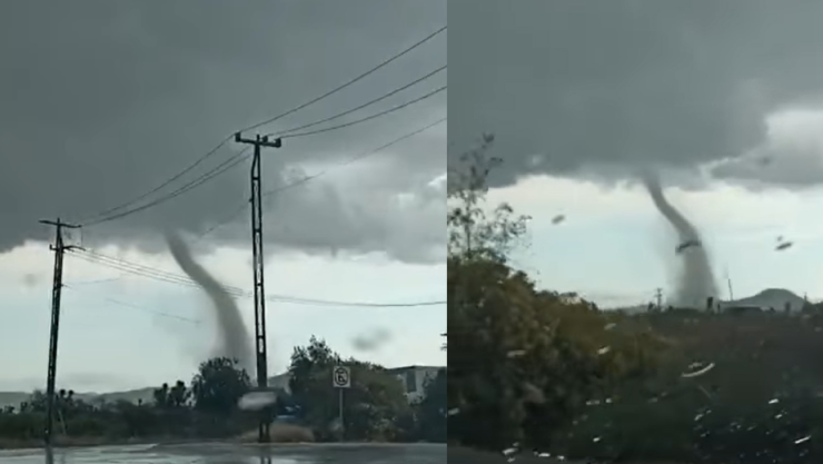 Video Captan intenso tornado en San Luis Potosí, asusta a los pobladores