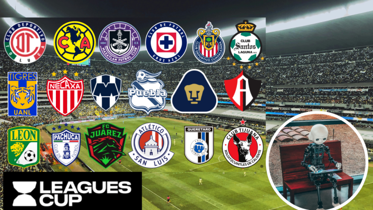 La IA predice cómo les irá a los equipos de la Liga BBVA MX en la Leagues Cup