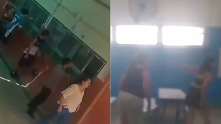 Padres de familia lanzan agua hirviendo a una maestra en las Malvinas Argentinas y queda en VIDEO