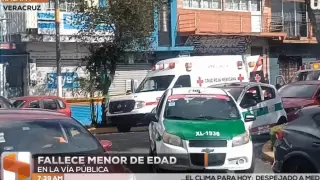 Fallece niño en calles de Xalapa.
