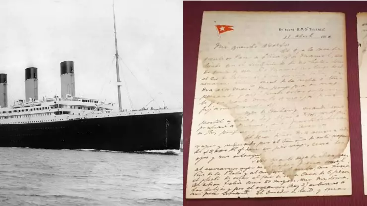 Revelan el contenido de carta del sobreviviente del Titanic