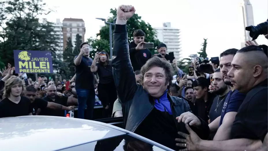 Javier Milei, candidato a la presidencia de Argentina.