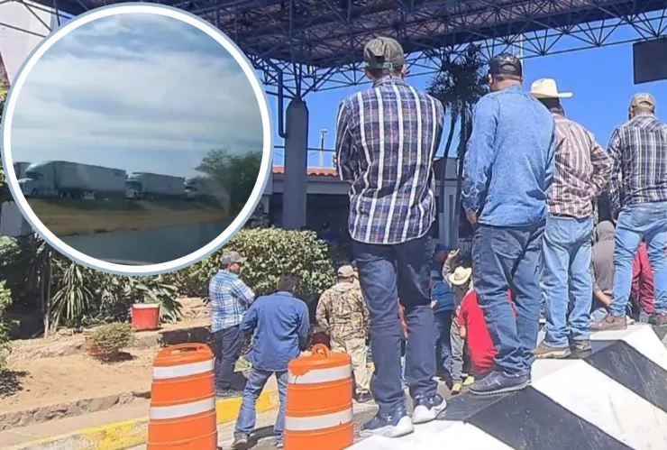 Productores en caseta de Costa Rica