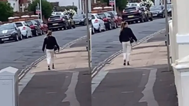VIDEO: Mujer se congela en el tiempo y luego sigue como si nada