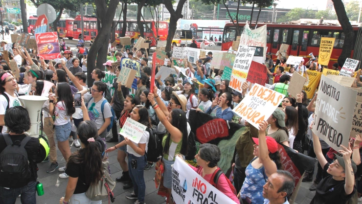 Fridays for Future México contra calentamiento global