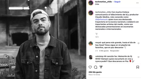 muerte querido músico