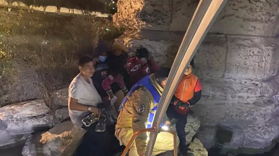 Migrantes rescatados