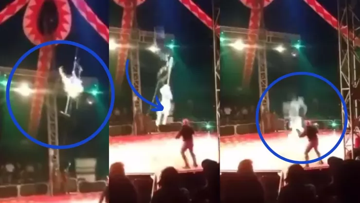 Cae payaso en plena función en Cuernavaca, Morelos