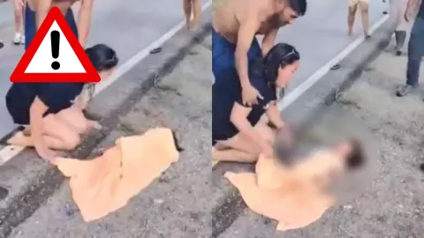 VIDEO SENSIBLE: Así quedó el cuerpo sin vida de una niña de 3 años tras un aparatoso accidente en Guatemala 